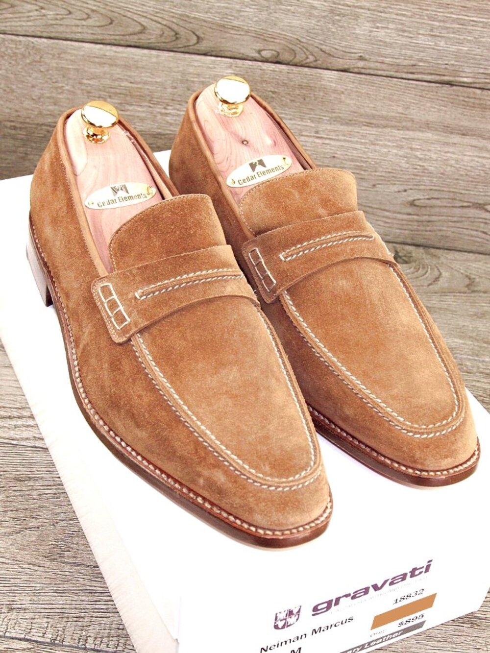 * NEW * $695 Neiman Marcus GRAVATI 10 M Italian Venetian Loafers * add $15 Trees